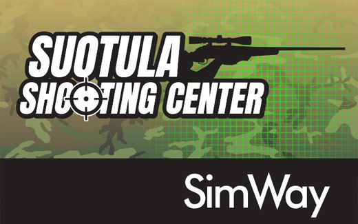 Suotula Shooting Center simulaattorin banneri